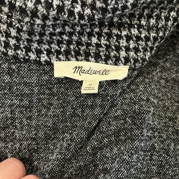 Madewell Brushed Knit Redford Blazer in Houndstooth Check - Picture 5 of 8